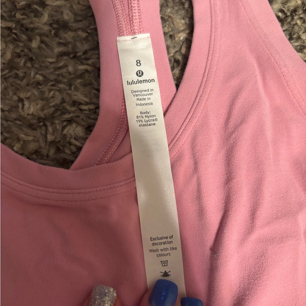 Lululemon Pink Tank Top